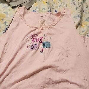 White Stag Pink Pajama Top with Cozy Design